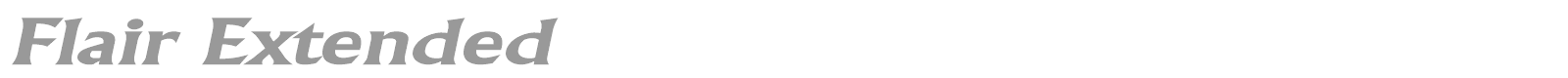 Flair Extended font preview